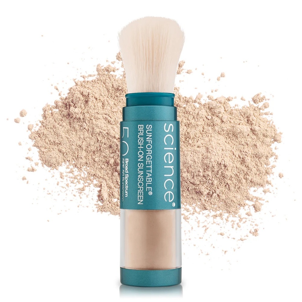 Colorescience Brush On SPF 50 Powder Sunscreen Medium NEW